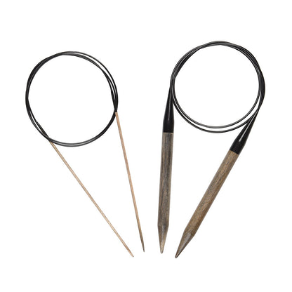 DRIFTWOOD - 2 à 5mm (0 to 8US) - Aiguilles Circulaires Fixes - Fixed Circular Needles par LYKKE