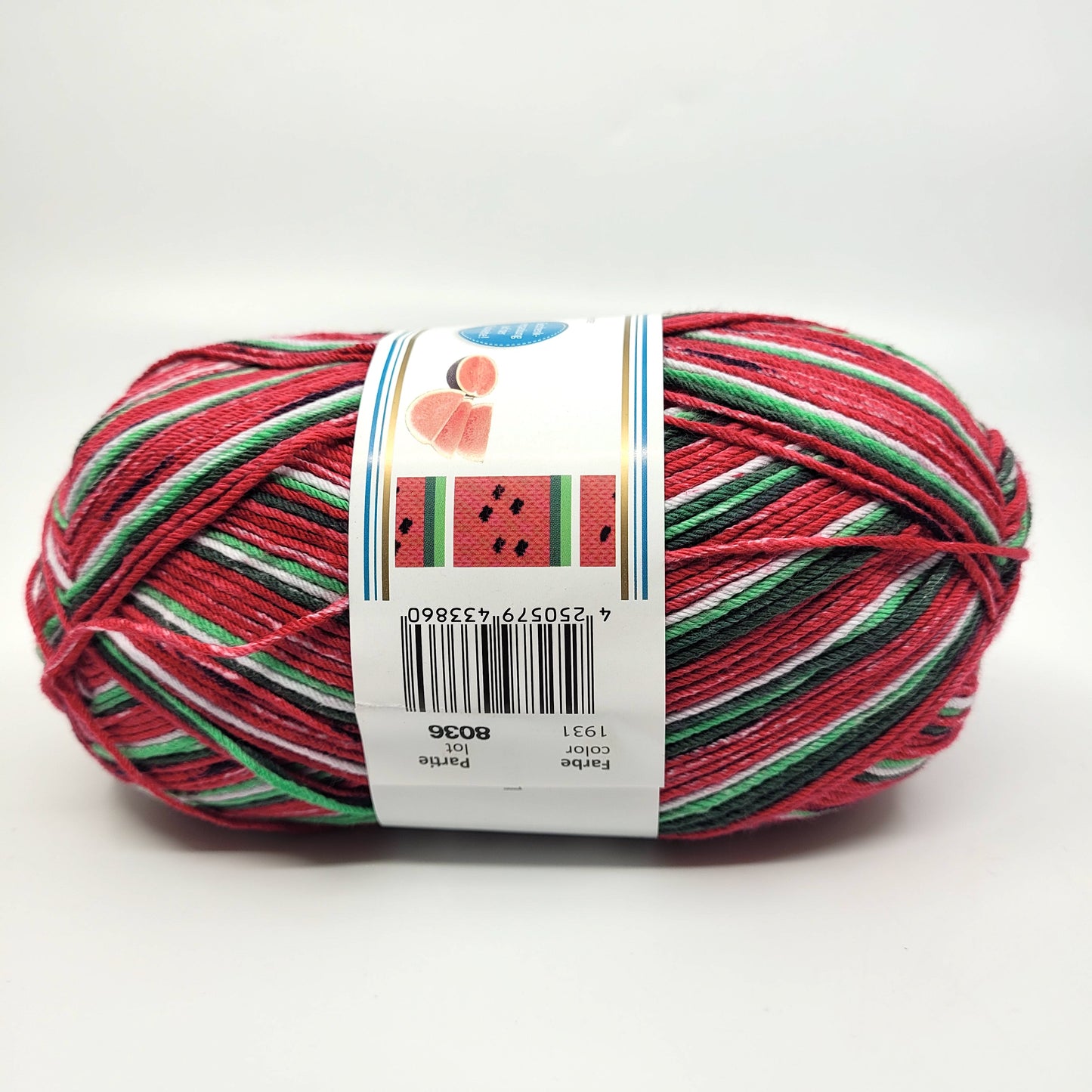 Laine à bas auto-rayante fruitée - Rellana Garn - self-stripping fruit yarn