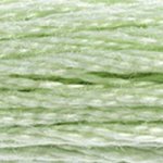 DMC Cotton Embroidery Floss (8m) - Pale Greens - DMC Cotton Embroidery Floss (8.7y) - Light Green 