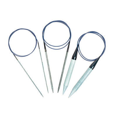 INDIGO - 2 à 5mm (0 to 8US) - Aiguilles Circulaires Fixes - Fixed Circular Needles par LYKKE