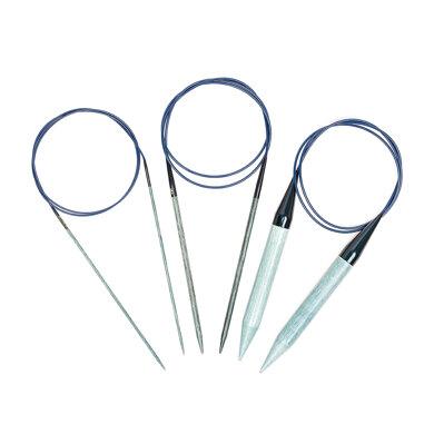 INDIGO - 5.5 à 12mm (9 to 17US) - Aiguilles Circulaires Fixes - Fixed Circular Needles par LYKKE