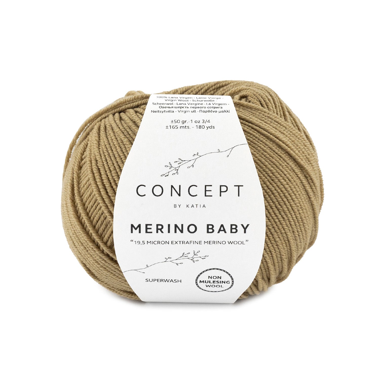 NEW Katia baby merino wool beige yarn discount 10 skeins