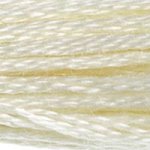 DMC fil de coton à broder (8m) - Blanc / Crème - DMC Cotton Embroidery Floss (8,7y) White / Cream