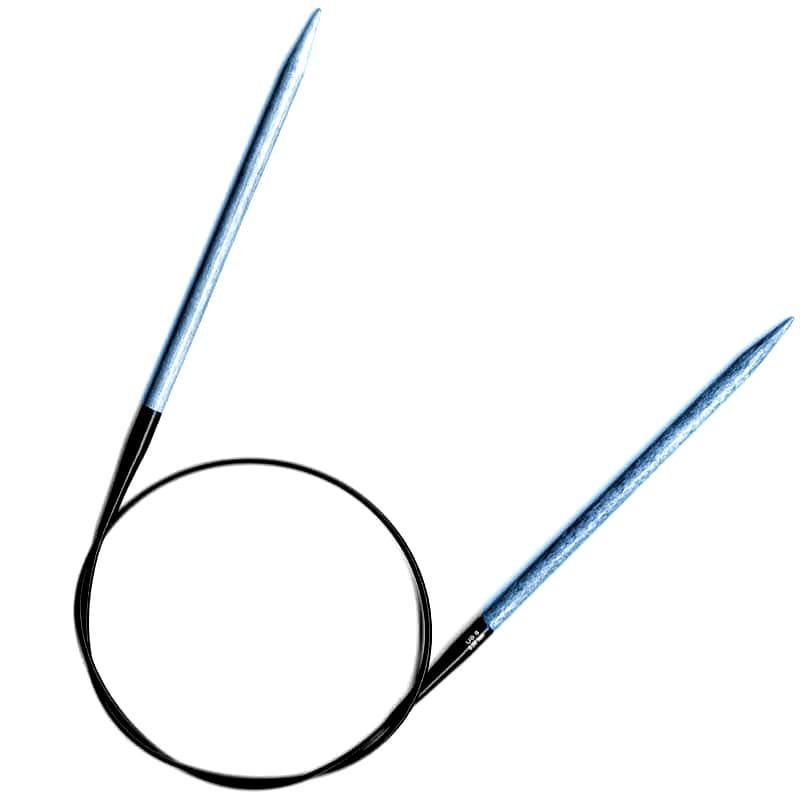 INDIGO - 5.5 à 12mm (9 to 17US) - Aiguilles Circulaires Fixes - Fixed Circular Needles par LYKKE
