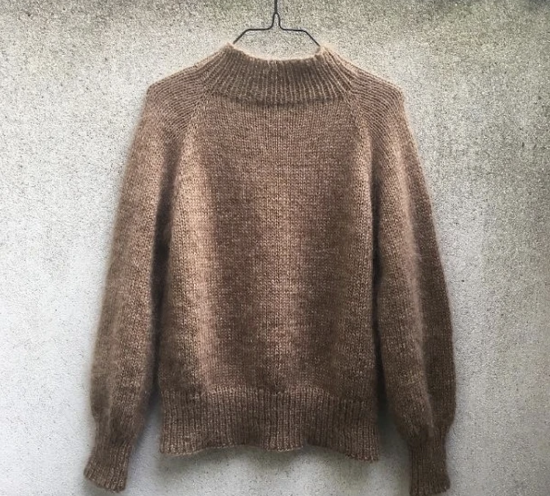 Simple and simple sweater - Patron de Knitting for Olive